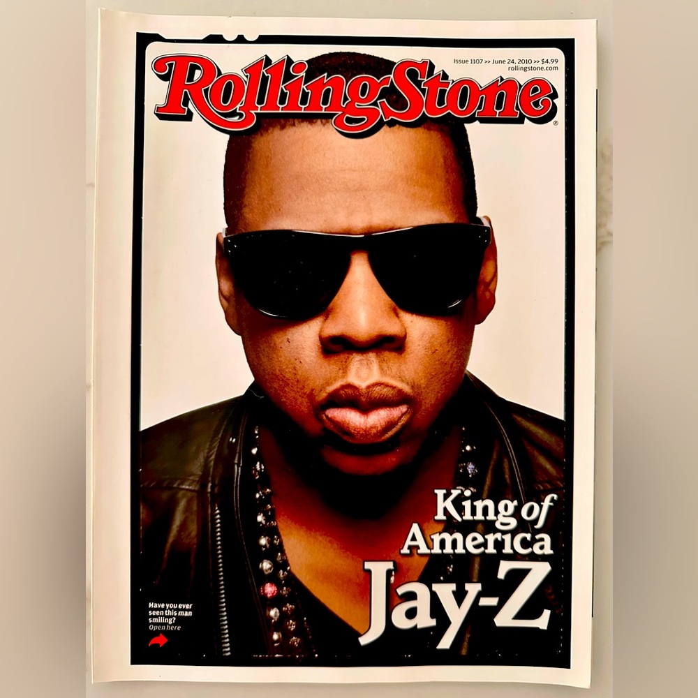 267.    ROLLING STONE MAGAZINE ISSUE 1107 6-24-2010title KING OF AMERICA JAY-Z